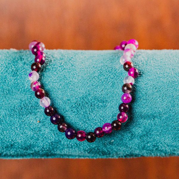 Pulsera Ágata morada